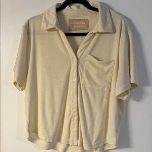 Araminta James Cream Button Down Shirt